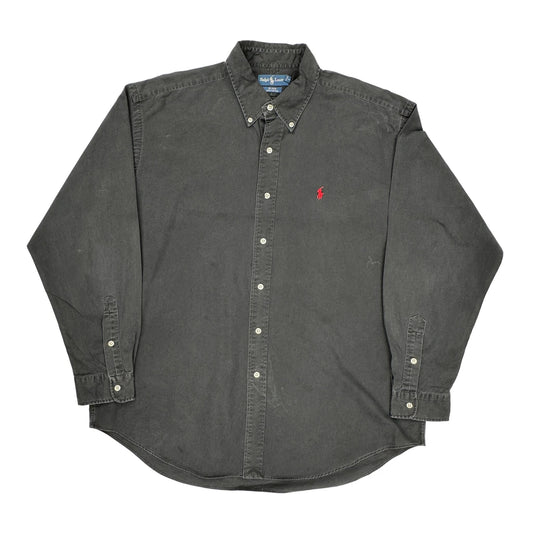 Blake Ralph Lauren Shirt - XL Grey Cotton