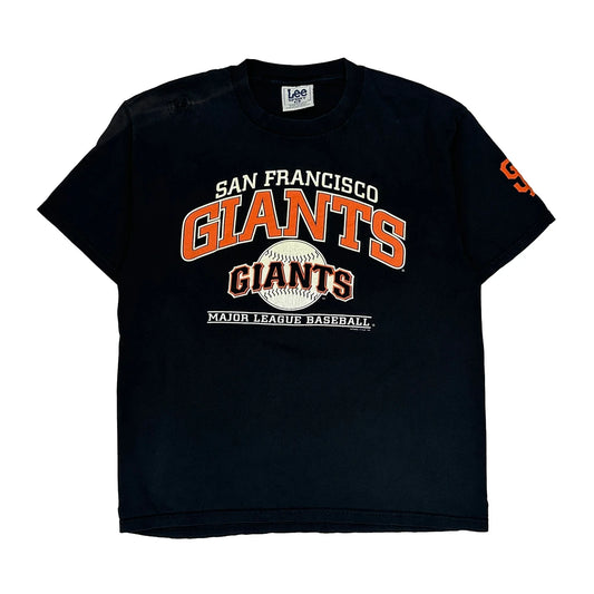 San Francisco Giants Lee Sport Mlb T-Shirt - XL Black Cotton