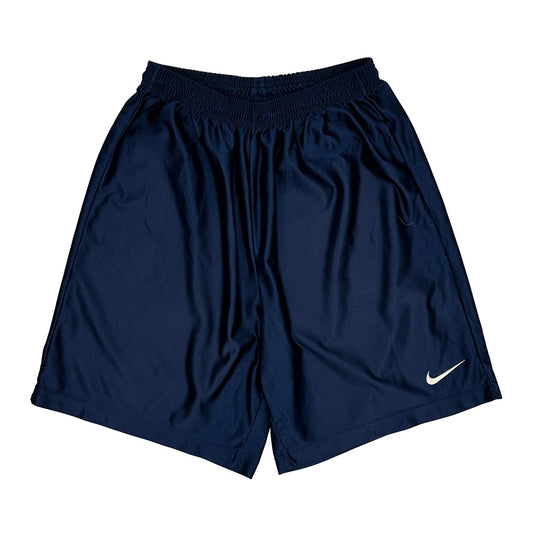 Nike Sport Shorts - Large Navy Polyester