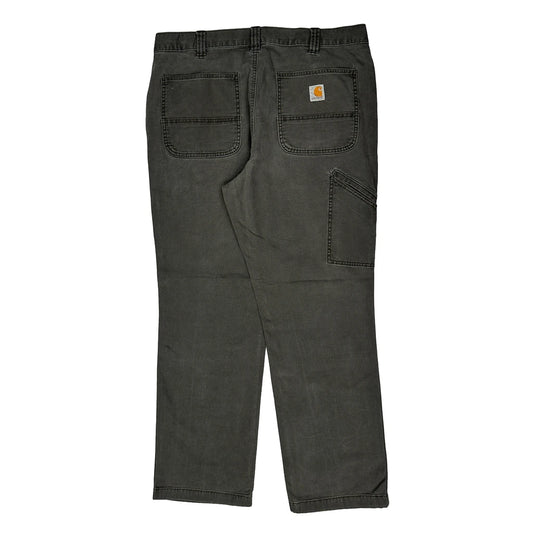 Carhartt Carpenter Trousers - 35W 30L Grey Cotton