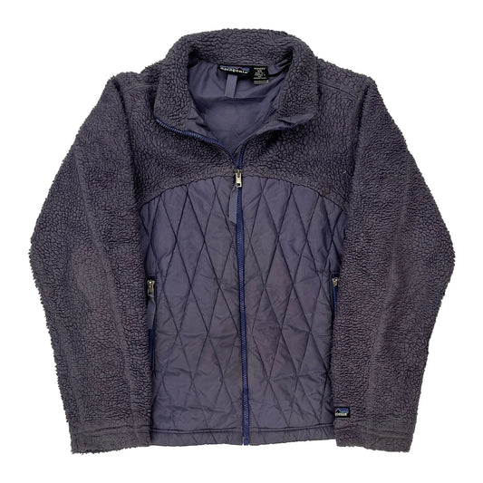 Patagonia Fleece Jacket - XS Grey Polyester