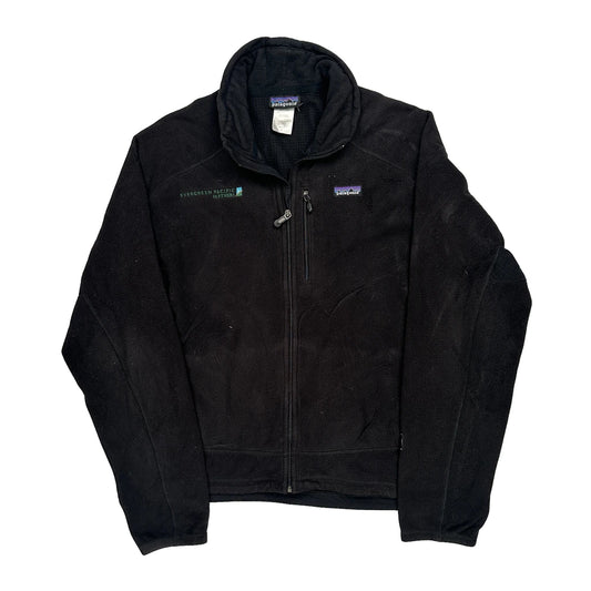 Patagonia Fleece Jacket - Large Black Polyester