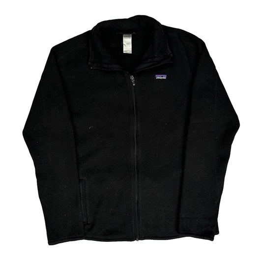 Patagonia Fleece Jacket - Large Black Polyester