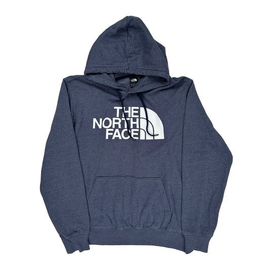 The North Face Hoodie - Large Blue Cotton Blend