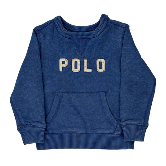 Age 3 Polo By Ralph Lauren Sweatshirt - XS Blue Cotton