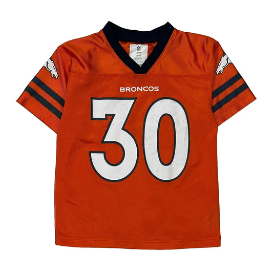 Age 8 Broncos Nfl Football Jersey - Medium Orange Polyester