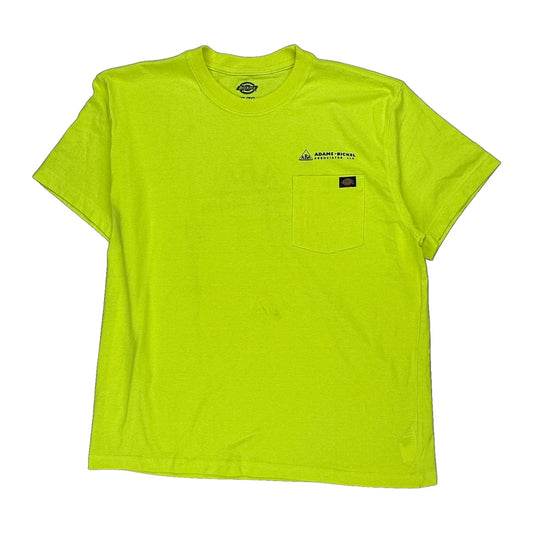 General Contractors & Construction Managers Dickies T-Shirt - XL Yellow Cotton Blend