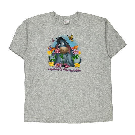 Disney T-Shirt - Large Grey Cotton