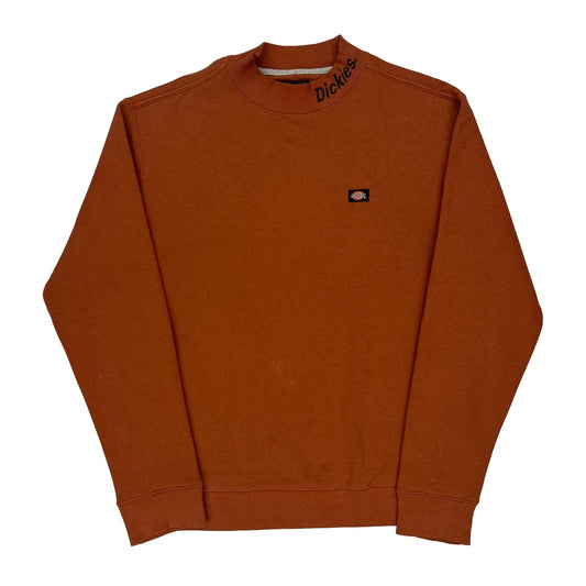 Dickies Sweatshirt - Small Orange Cotton