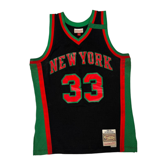 New York Mitchell & Ness Jersey - Large Black Polyester