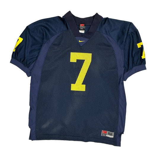 Michigan Nike Football Jersey - 2XL Navy Polyester