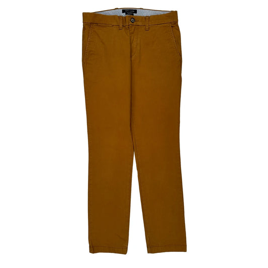 Tommy Hilfiger Slim Fit Chinos - 30W 31L Brown Cotton