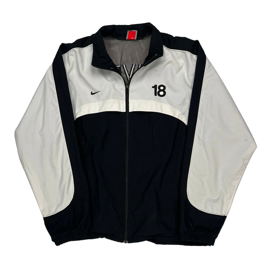 Number 18 Nike Jacket - Medium Black & White Polyester