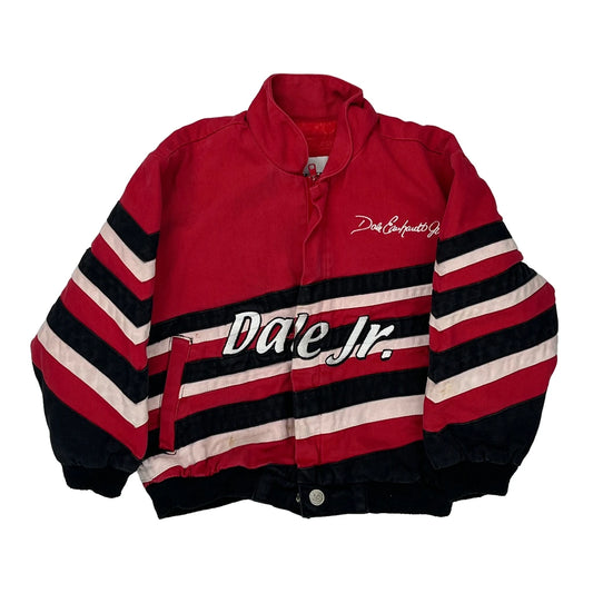 Age 4 Dale Earnhardt Jr. Chase Authentics Nascar Bomber Jacket - XS Black Cotton