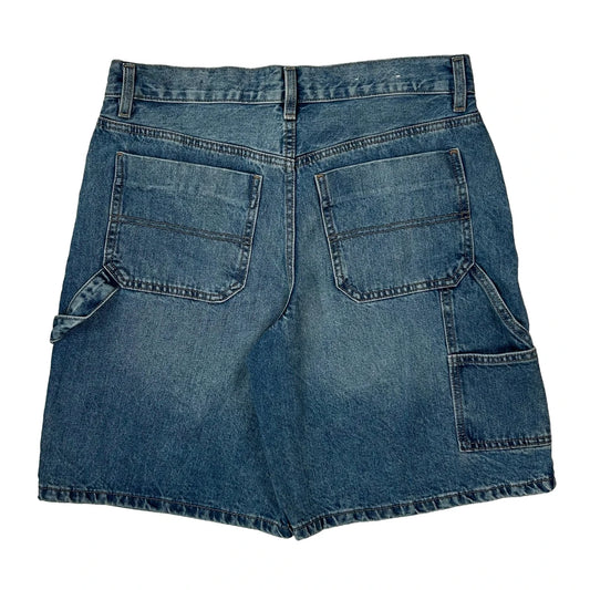 Vintage Garage Denim Shorts - 30W UK 12 Blue Denim