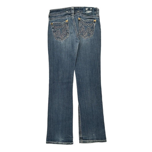 Mek Denim Boot Cut Jeans - 29W UK 8 Blue Denim