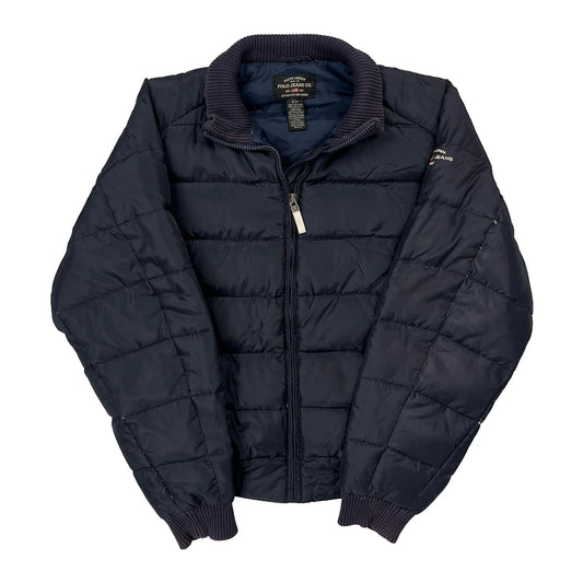 Polo Jeans Ralph Lauren Bomber Puffer - Small Navy Polyester