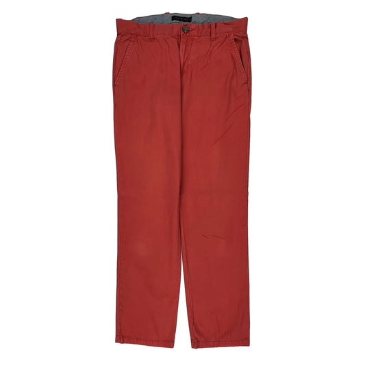 Tommy Hilfiger Chinos - 32W 30L Red Cotton