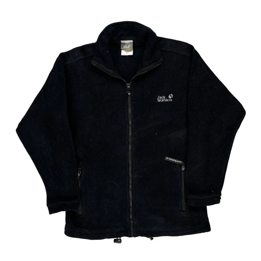 Jack Wolfskin Fleece Jacket - Medium Black Polyester
