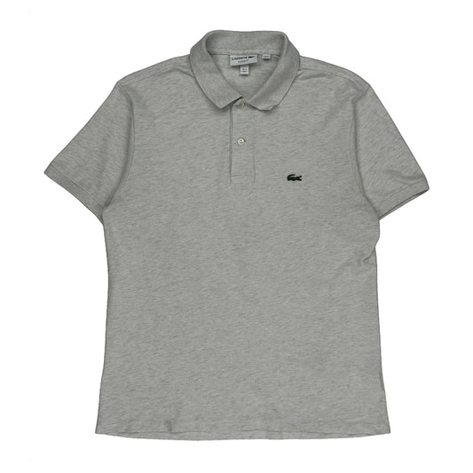 Vintage Lacoste Polo Shirt - Medium Grey Cotton