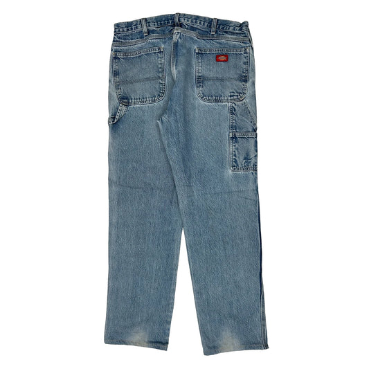 Dickies Carpenter Jeans - 36W 34L Light Wash Denim