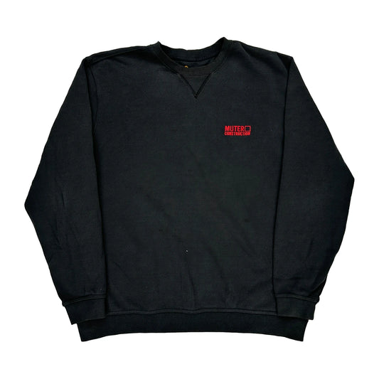 Construction Carhartt Tall Sweatshirt - 2XL Black Cotton Blend