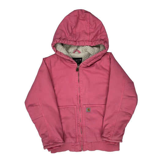 Age 7-8 Carhartt Jacket - Small Pink Cotton