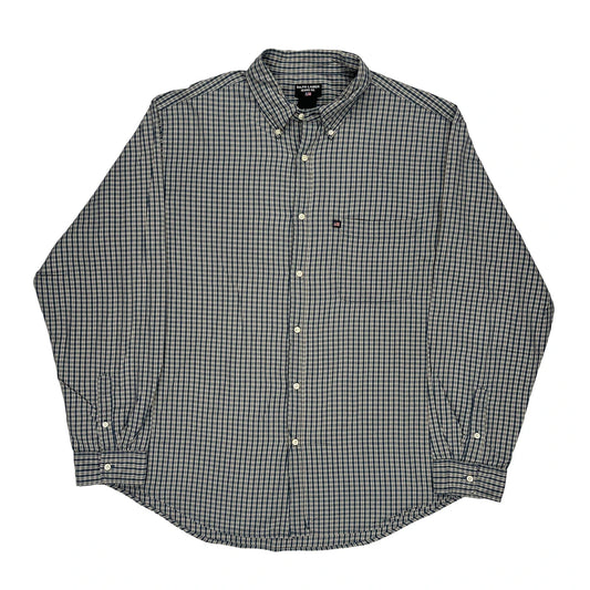 Ralph Lauren Checked Shirt - XL Blue Cotton