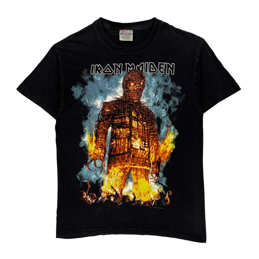 Iron Maiden Final Frontier Tour 2010 Hanes Band T-Shirt - Medium Black Cotton