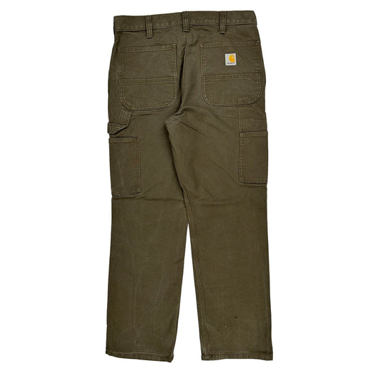 Carhartt Carpenter Trousers - 32W 30L Brown Cotton
