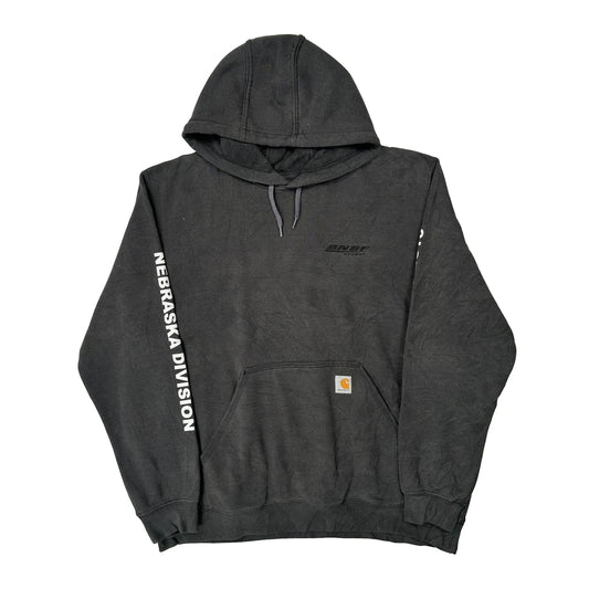 Vintage Nebraska Division Carhartt Hoodie - XL Black Cotton