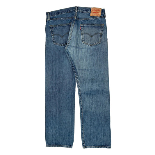 Vintage 501 Levis Jeans - 35W 32L Blue Cotton