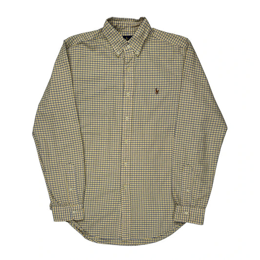 Ralph Lauren Checked Shirt - Medium Blue Cotton