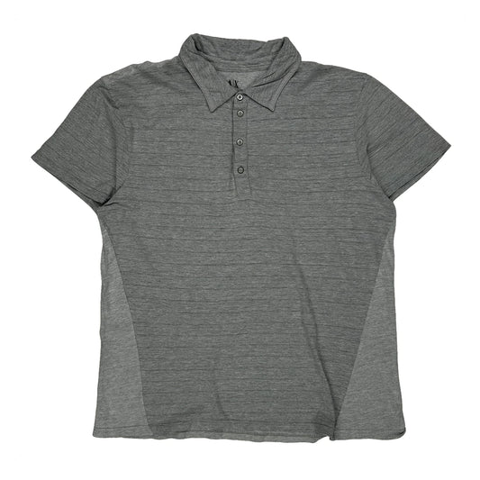Armani Exchange Polo Shirt - XL Grey Cotton