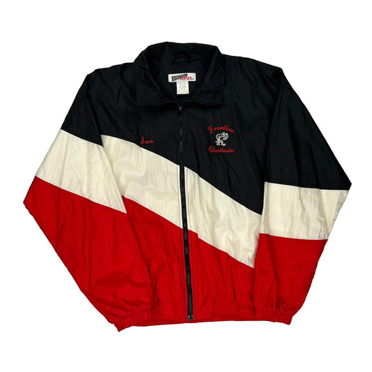 Frontier Cheerleader Tonix Shell Jacket - Medium Block Colour Cotton