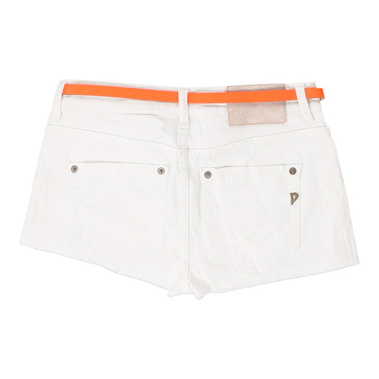 Vintage Dondup Shorts - 26W UK 4 White Cotton