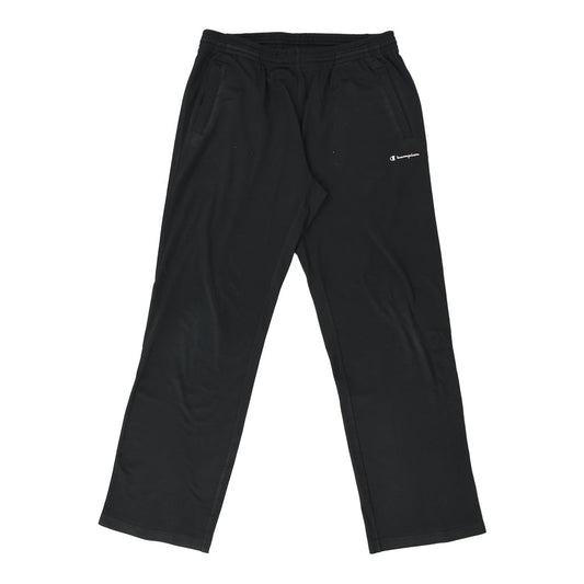 Vintage Champion Tracksuit - Medium Black Polyester