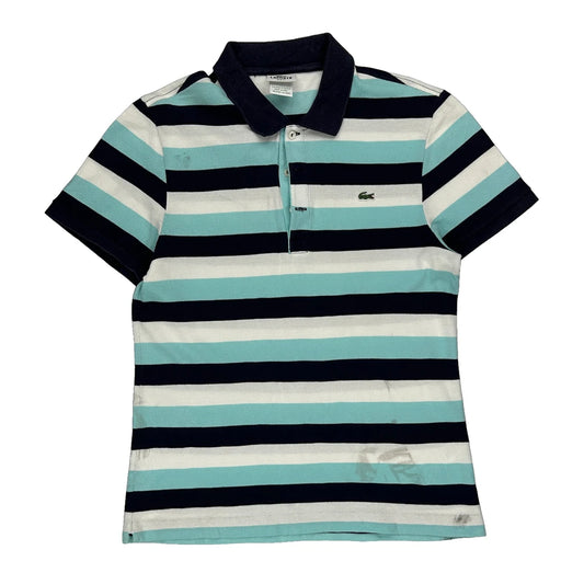 Lacoste Slim Fit Polo Shirt - Large Blue Cotton