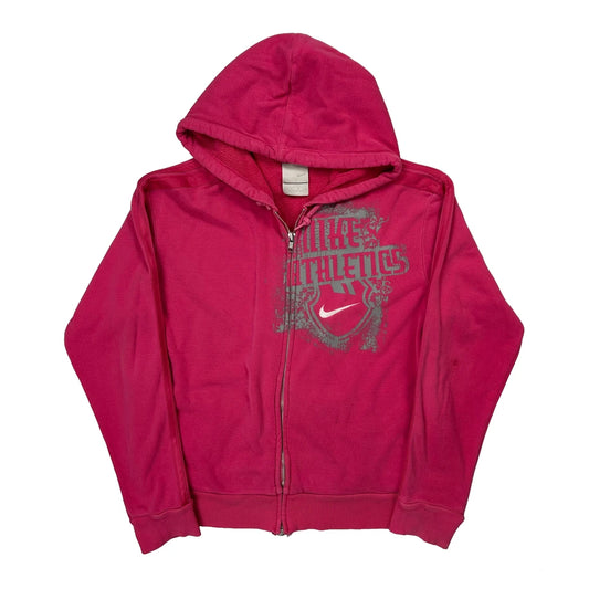 Vintage Nike Hoodie - Large Pink Cotton