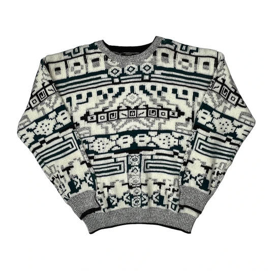 Vintage Expressions International Jumper - Large Grey Acrylic