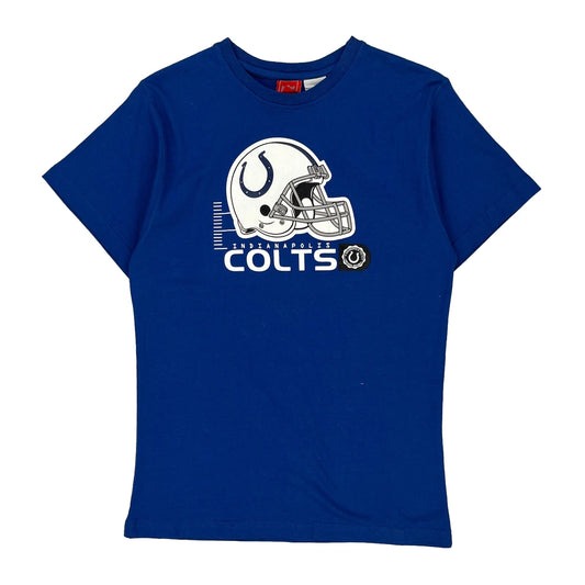 Age 12-13 Indianapolis Colts Nfl T-Shirt - Large Blue Cotton