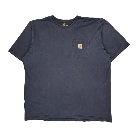Carhartt T-Shirt - XL Navy Cotton