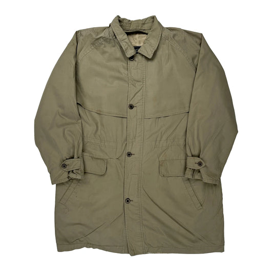 Burberry Trench Coat - Medium Khaki Cotton
