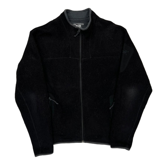 Arc''Teryx Fleece Jacket - Small Black Polyester
