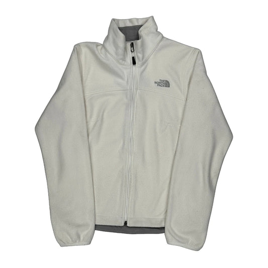 The North Face Fleece Jacket - Small White Polyester