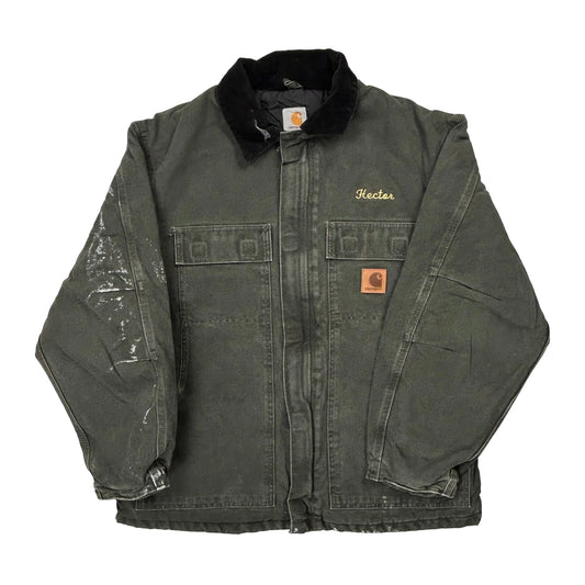 Active Environmental Technologies Inc. Carhartt Arctic Jacket - Large Green Cotton