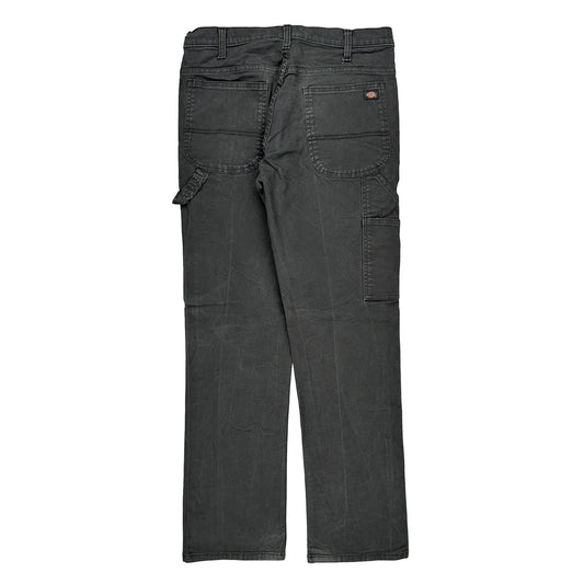 Dickies Cargo Carpenter Trousers - 32W 31L Grey Cotton