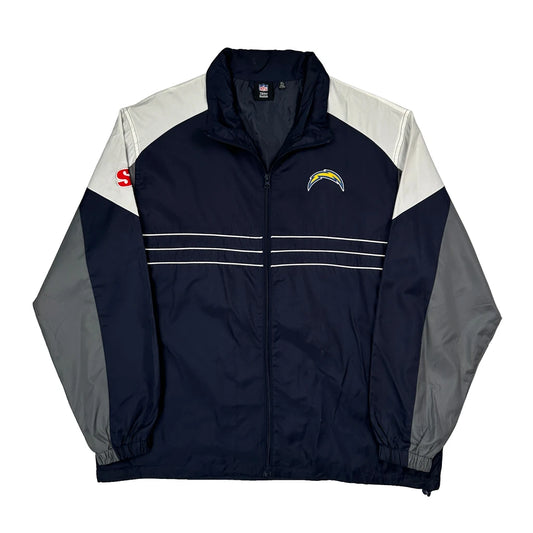 San Diego Chargers Reebok Nfl Windbreaker - XL Navy Polyester