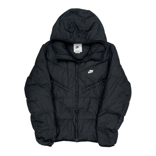 Vintage Nike Puffer - Large Black Polyester
