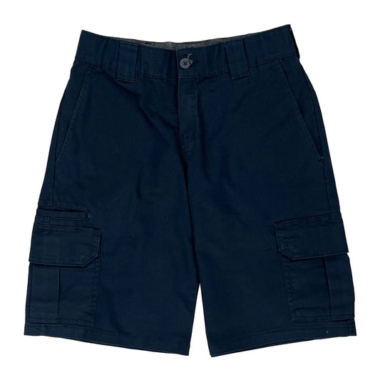 Vintage Dickies Cargo Shorts - 30″ Waist Navy Polyester Blend